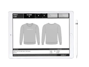 sweatshirt tech pack template free download