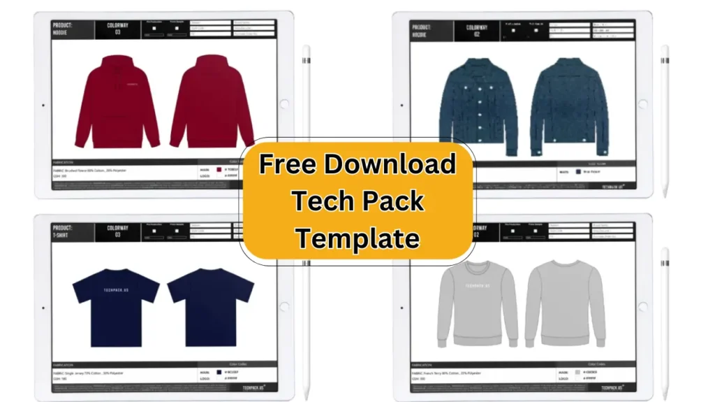 free download tech pack template