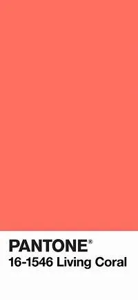  Living Coral (Pantone 16-1546)