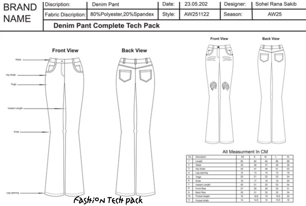 Fashion TechPack