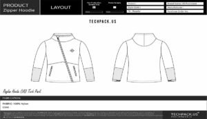 Raglan Hoodie CAD Tech Pack